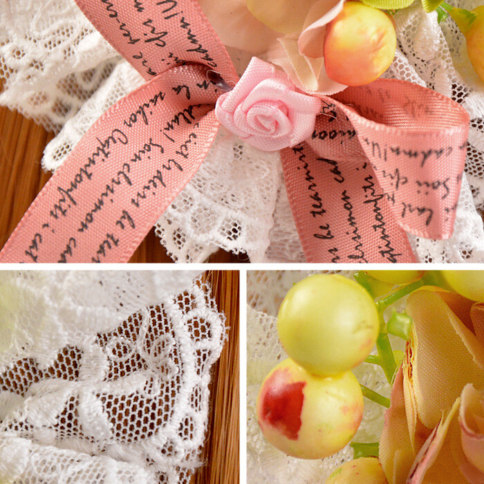 Rose lace headband