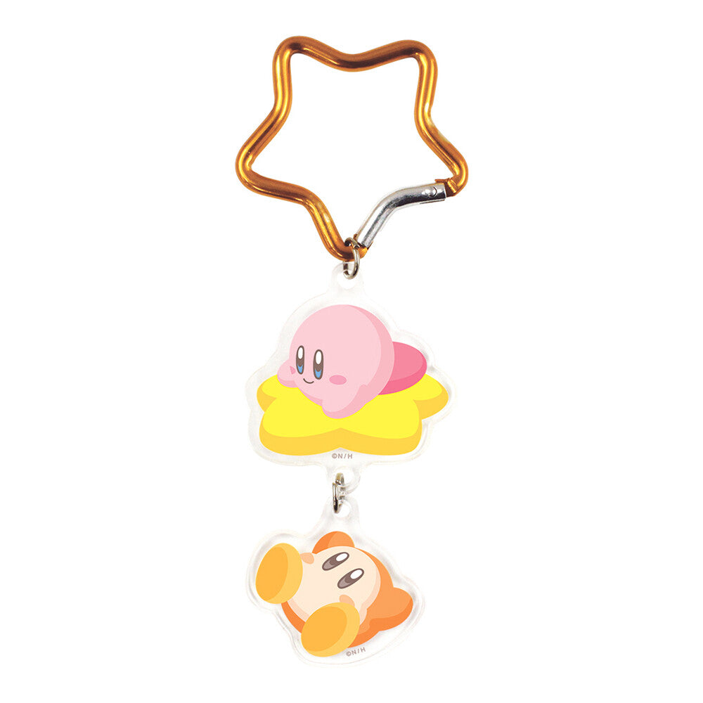 Kirby and Waddle Dee keychain