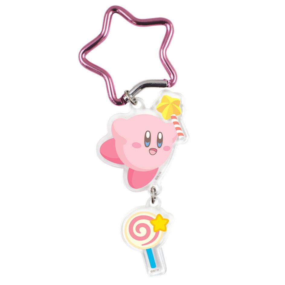 Kirby lollipop keychain