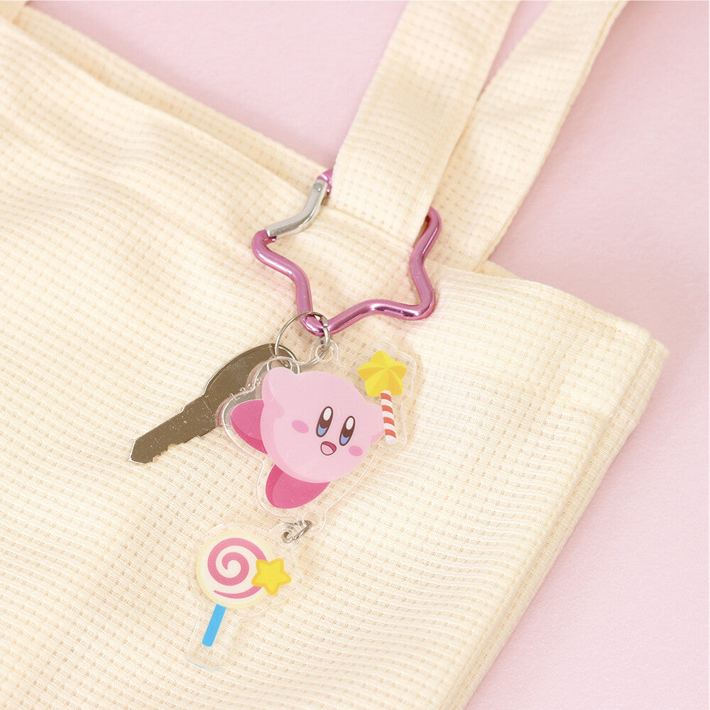 Kirby lollipop keychain