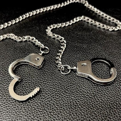 Handcuff chain stainless steel necklace