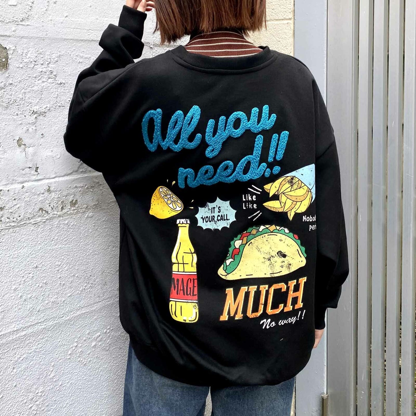 All you need is fries and tacos sweater