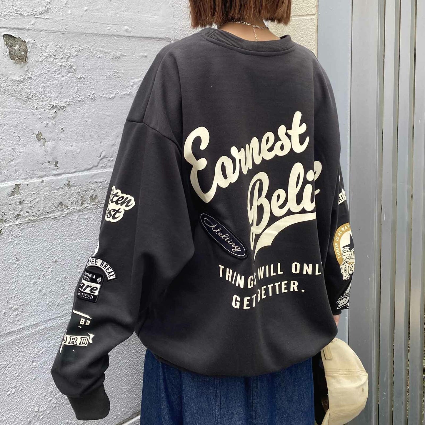 Earnest belief sweater