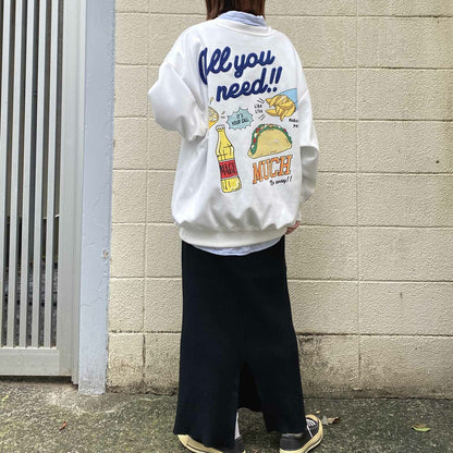 All you need is fries and tacos sweater