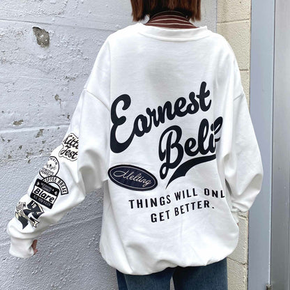 Earnest belief sweater